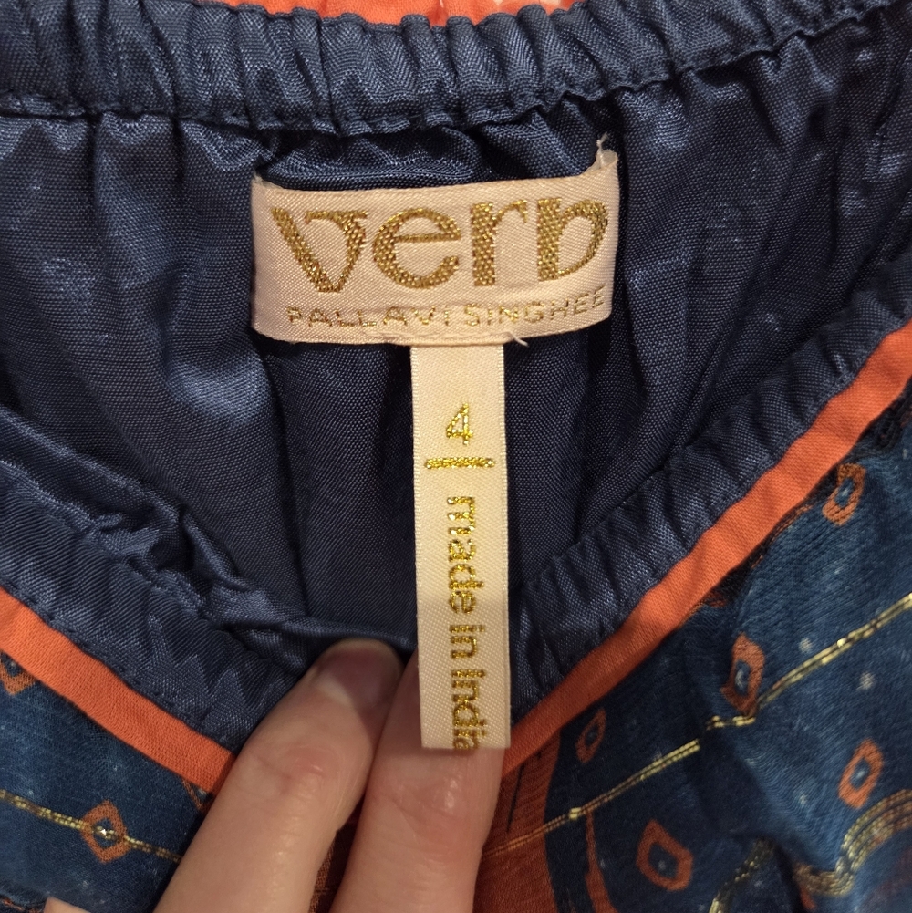 NWOT Anthropologie Verb by Pallavi Singhee Nora Maxi Dress | Size 4 - Picture 7 of 9